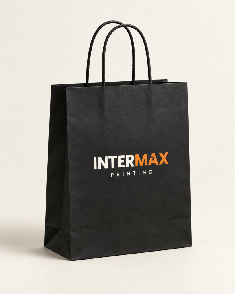 Intermax Printing branded paper shopping bag